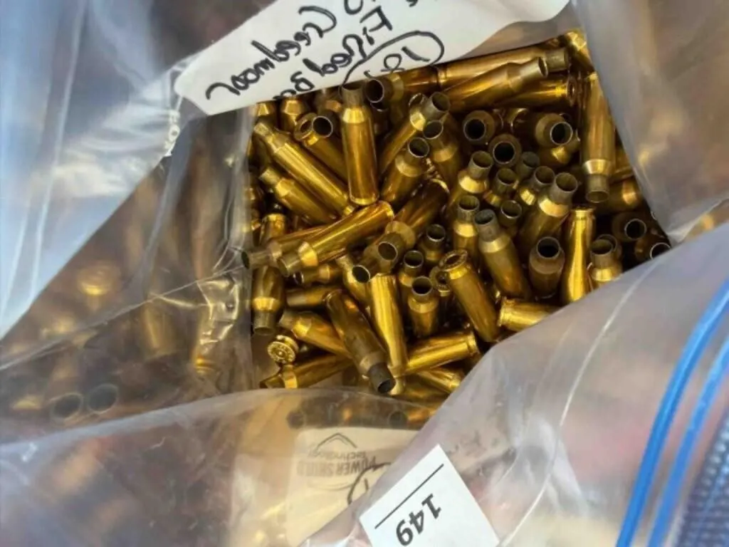 6.5 Creedmoor brass; fired once; 181 ct.