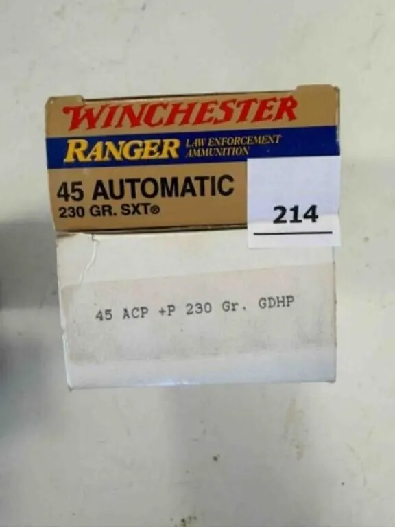 Winchester & other 45 ACP ammo; 230gr; SXT; 50 ct.