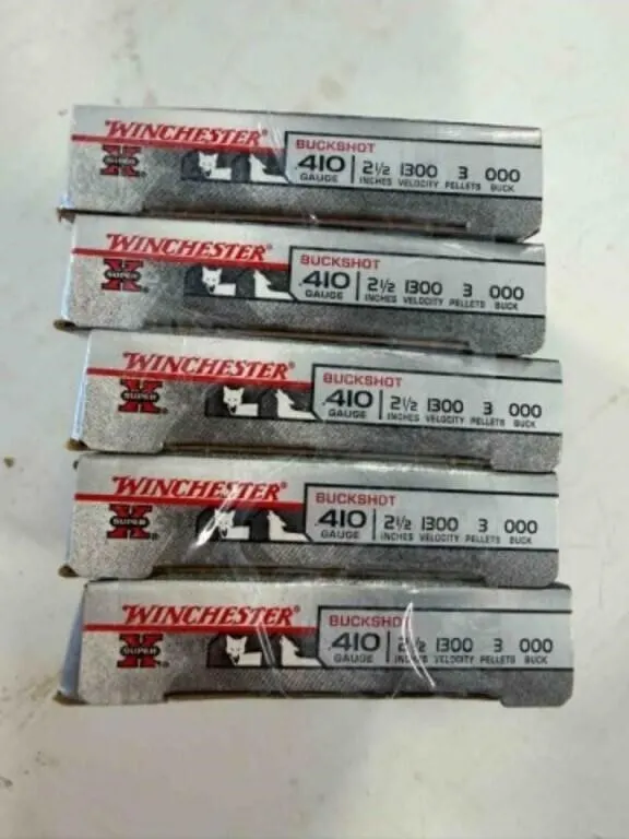 Winchester .410 ga; 000 buck; 25 ct.