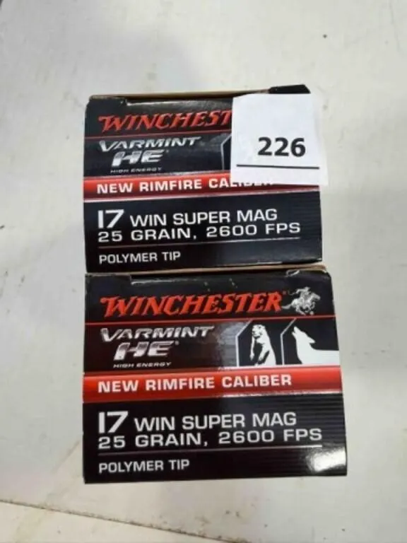 Winchester 17 Win Super Mag; 25gr; Polymer Tip
