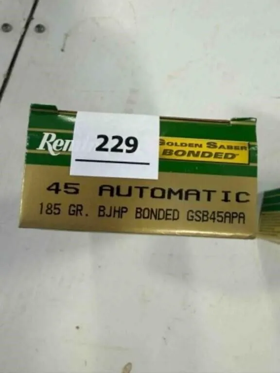 Remington 45 auto; 185gr; BJHP; 50 ct.
