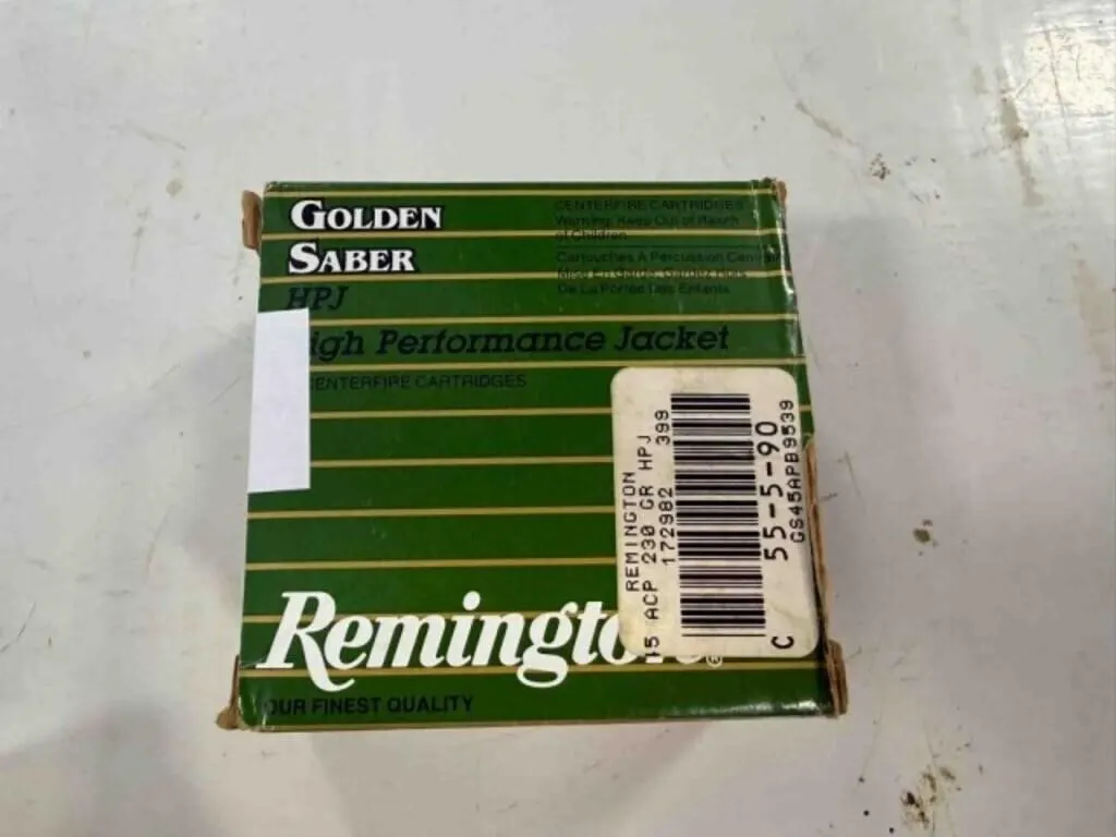 Remington 45 auto; 230gr; BJHP; 25 ct.