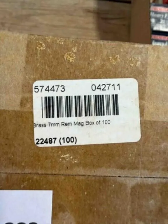 7mm Rem Mag brass - New- 100 ct.