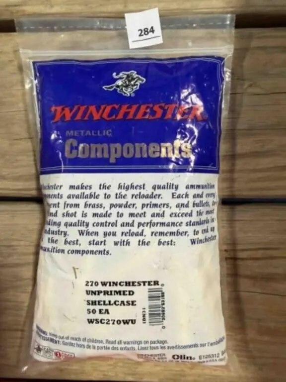 New Winchester 270 Win brass; 50 ct.