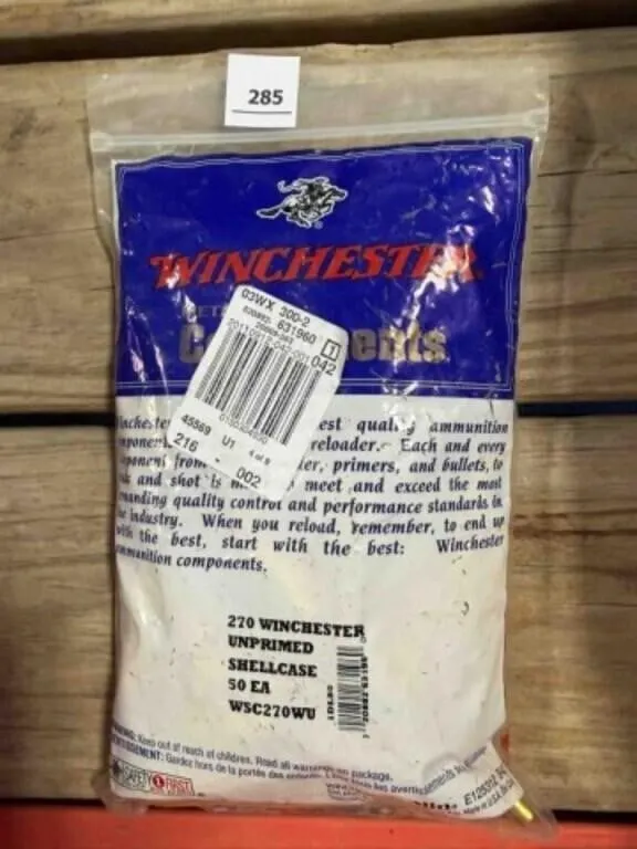 New Winchester 270 Win brass; 50 ct.