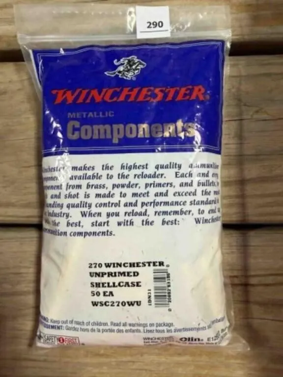 New Winchester 270 Win brass; 50 ct.