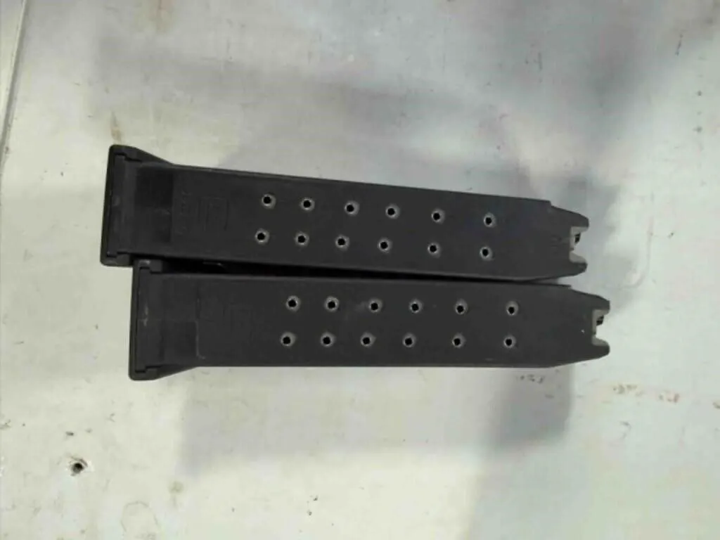 2-Glock 22 magazines; 40 cal