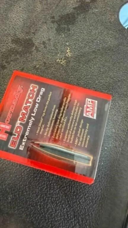 Hornady 30 cal bullets; 208 gr; 100 ct.