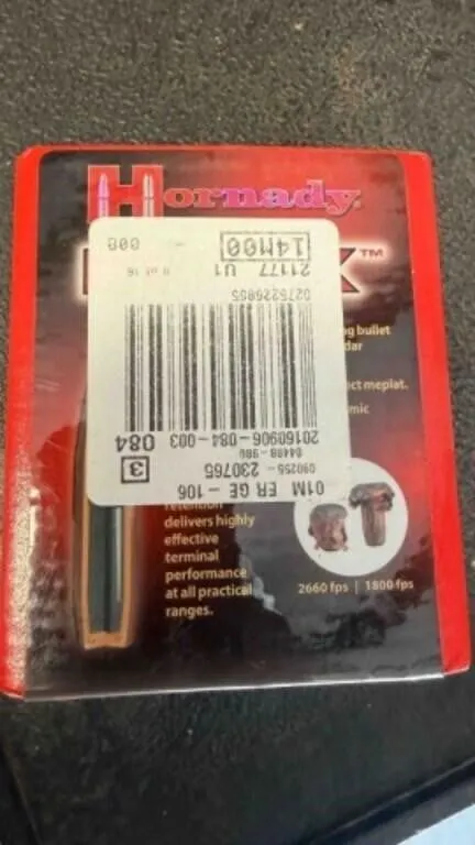 Hornady 30 cal bullets; 200 gr; 100 ct.