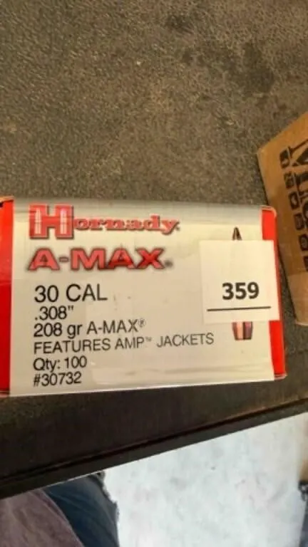 Hornady 30 cal 208 grabullets; 100 ct.