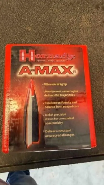 Hornady 30 cal bullets; 208gr; 100 ct.