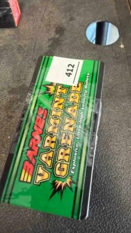 Barnes 22 cal bullets; 50gr; 500 ct.