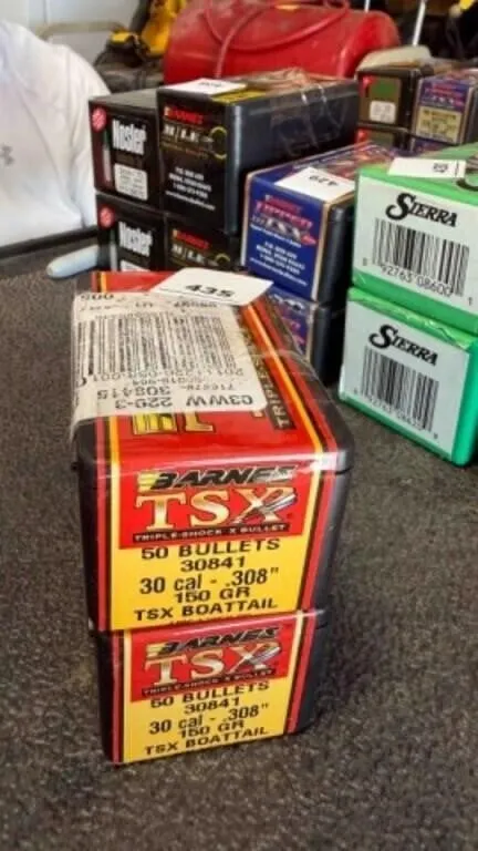 Barnes 30cal bullets; 150gr; 100 ct.