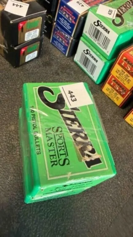 Sierra 44 cal bullets; 180gr; 200ct