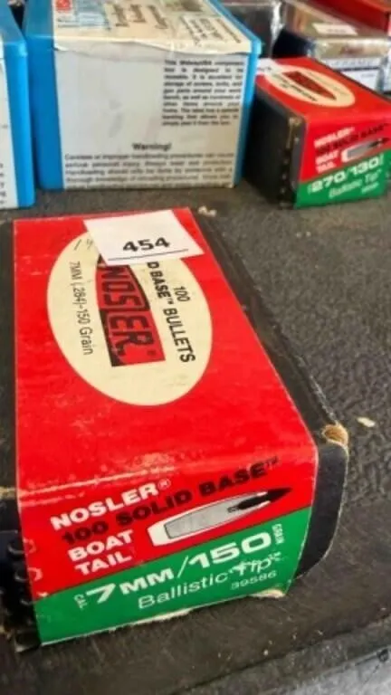 Nosler 7mm cal bullets;150gr; 100 ct.