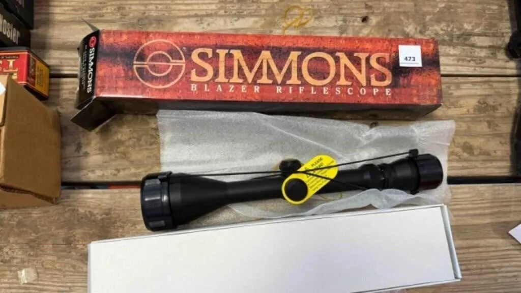 Simmons Blazer Model 800519 scope; 3-9x50 Black
