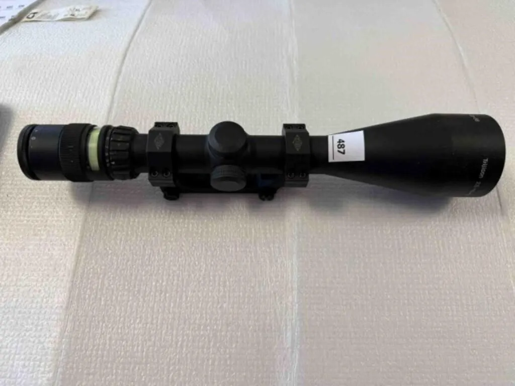 Trijicon 2.5-10x56 scope; no box; w/rail mount