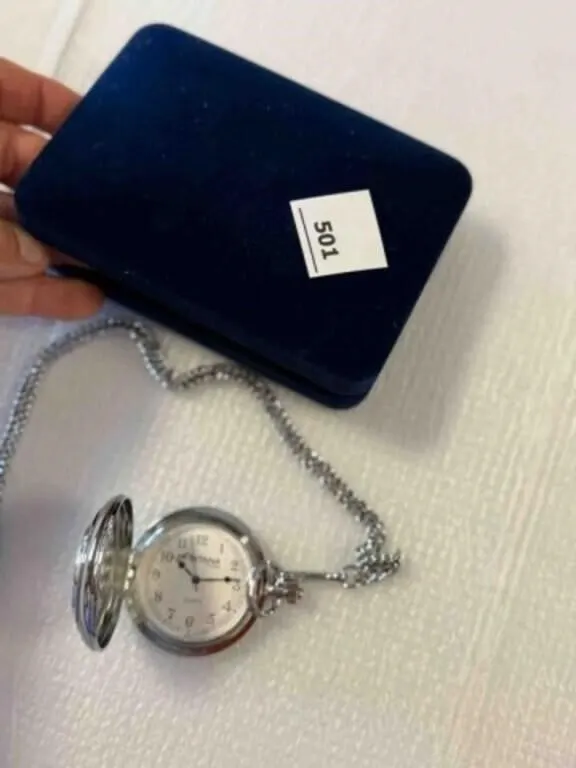 Montana Silversmith NRA pocket watch