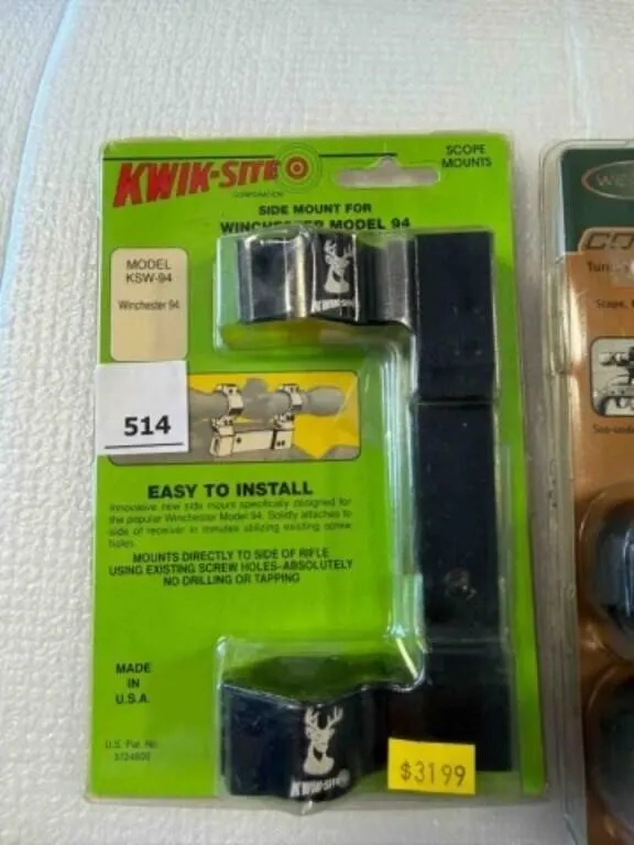 Weaver convert mount; Kwik-site mount