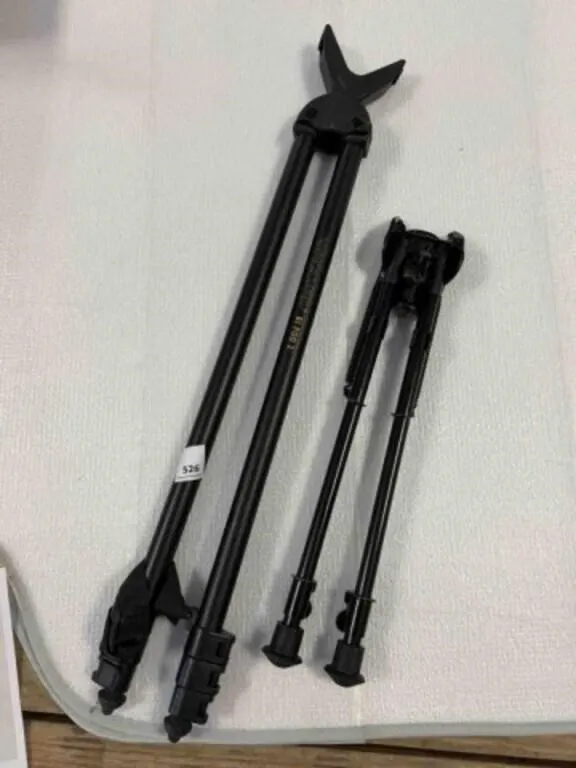 rifle bipod and shooting stick