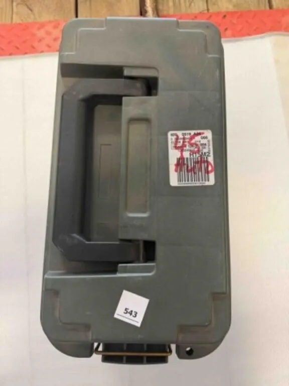 Plastic ammo case