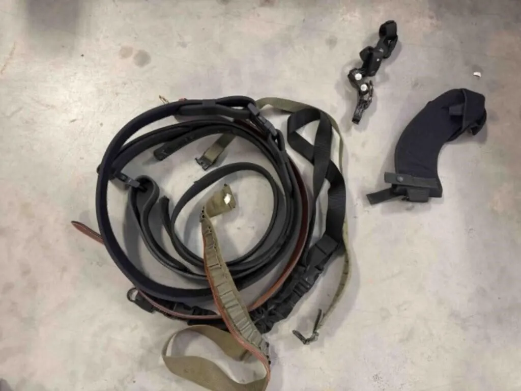 misc. nylon service belts; slings; etc.