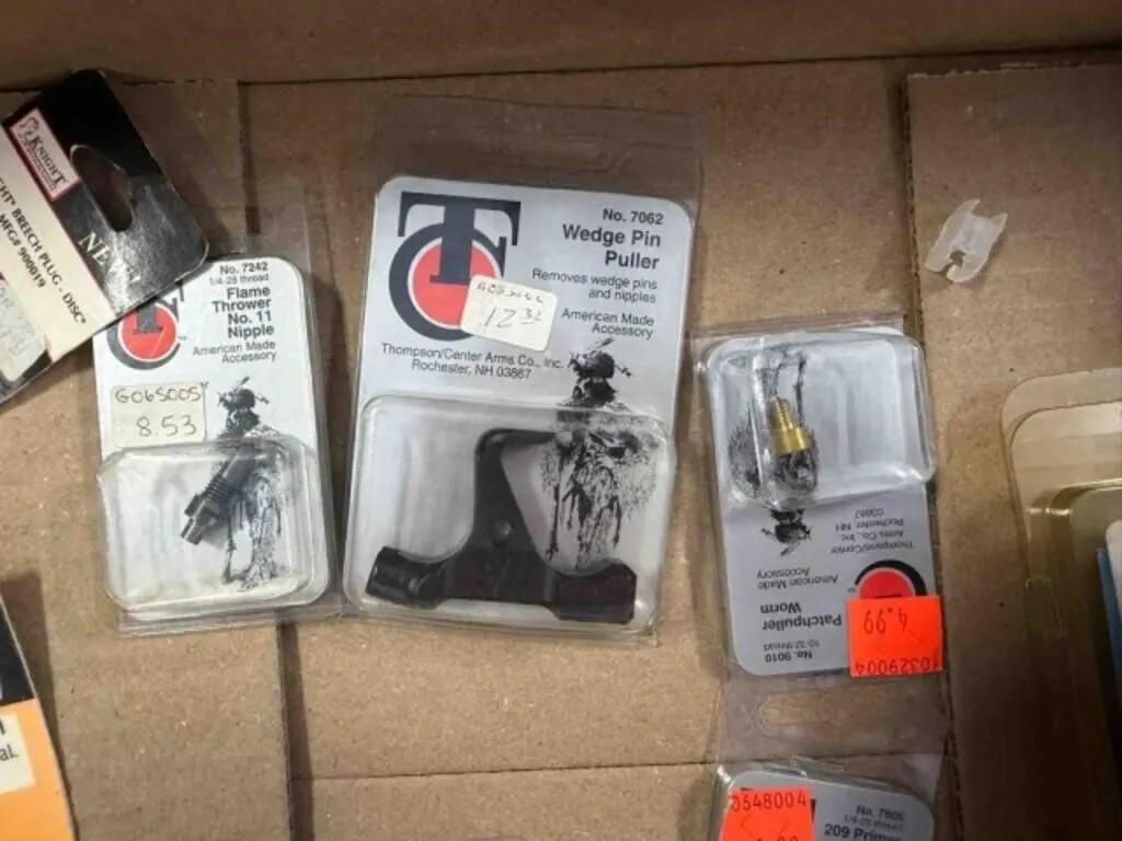 Box of muzzle loader supplies