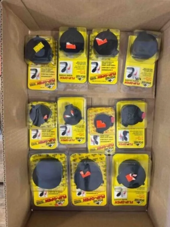 Box of assorted Butler Creek scope caps