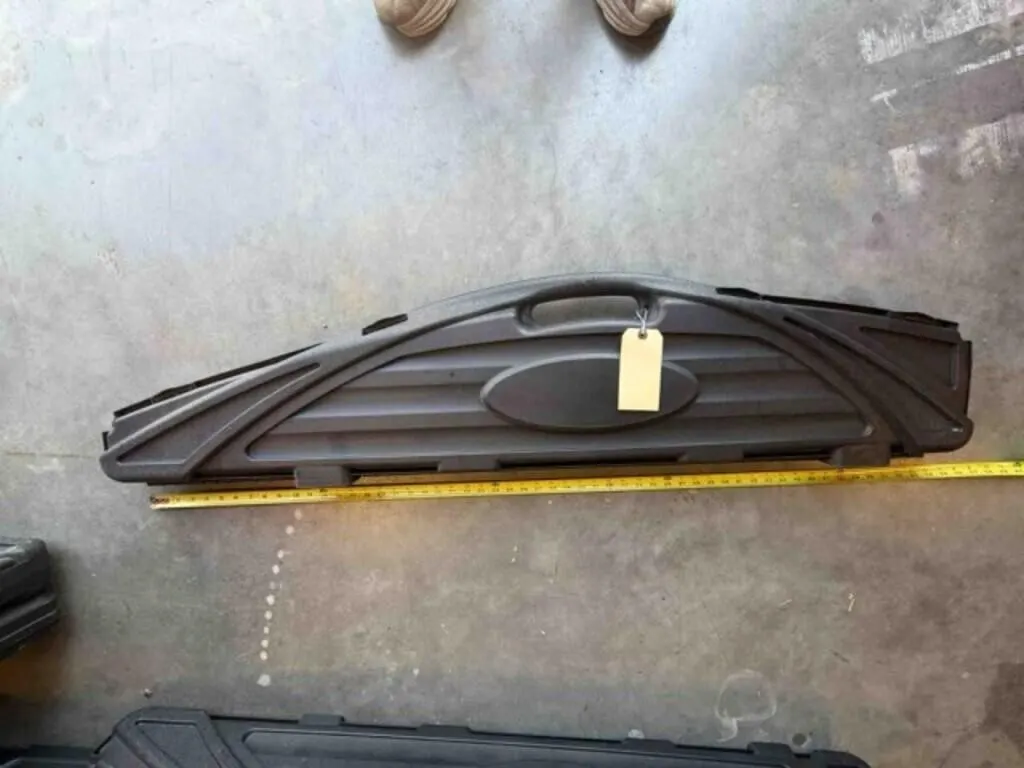 Plastic rifle case