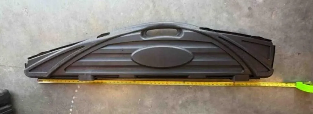 Plastic rifle case