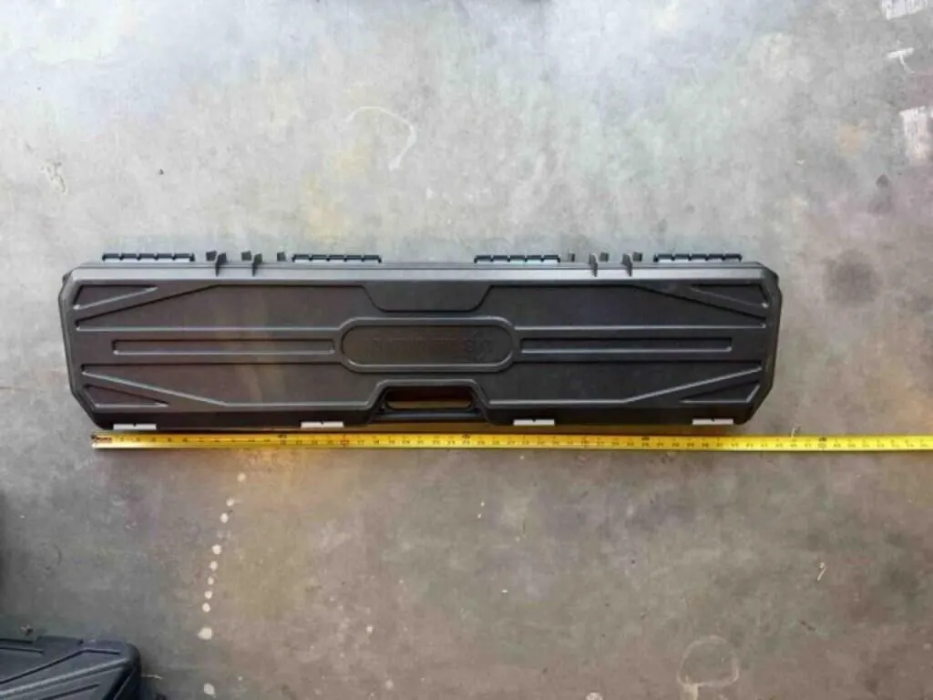 Plastic rifle case