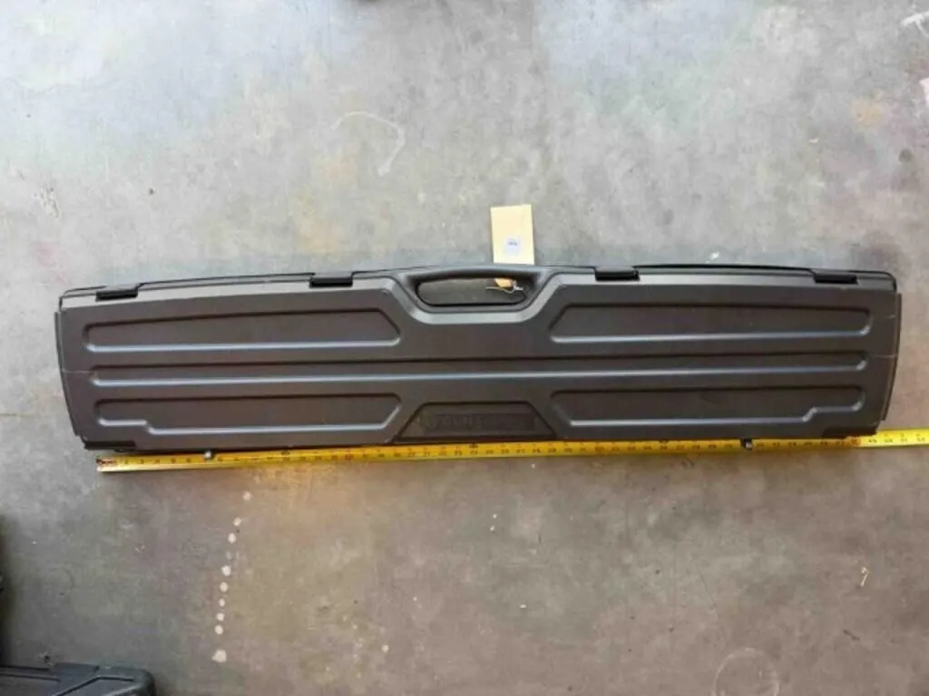 Plastic rifle case