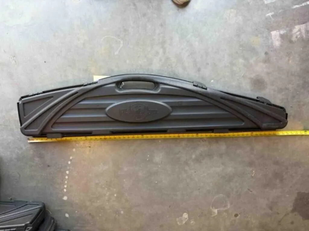 Plastic rifle case