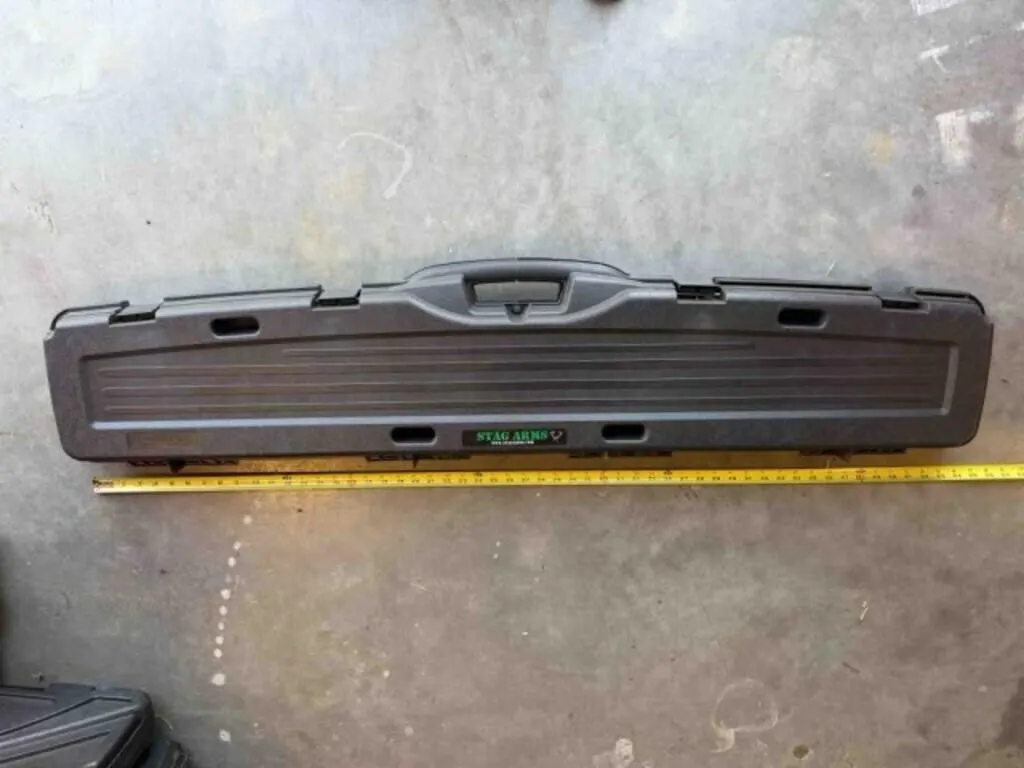 Plastic rifle case