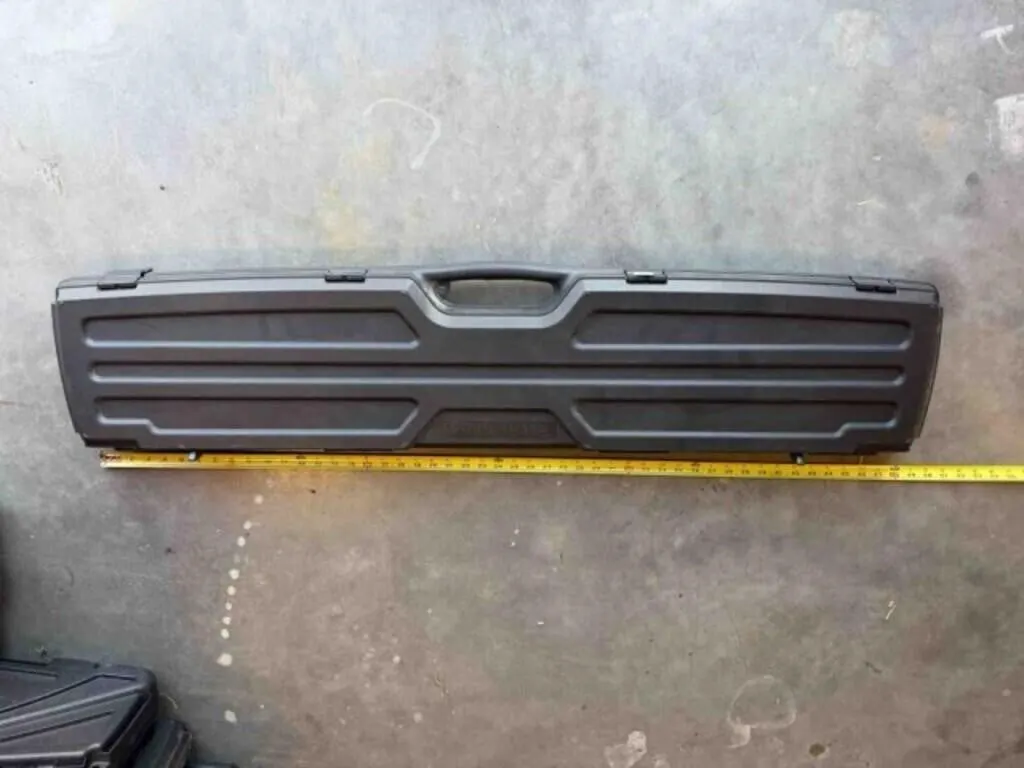 Plastic rifle case