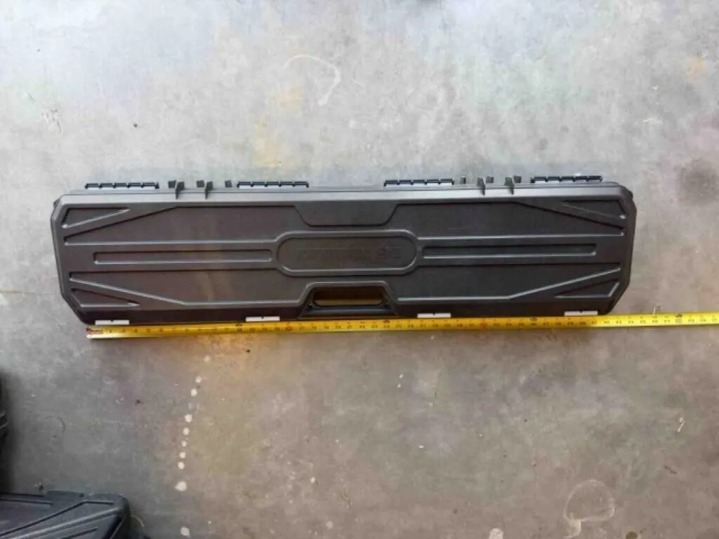 Plastic rifle case