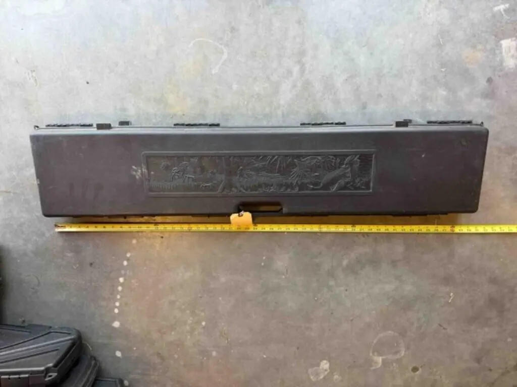 Plastic rifle case