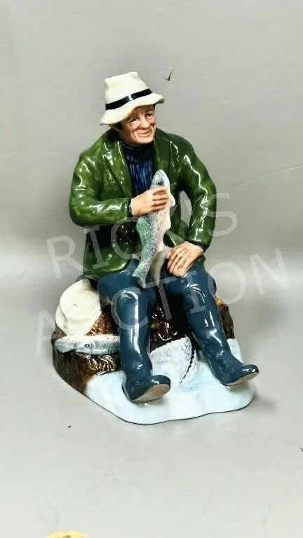 Royal Doulton " A Good Catch " 7" figure