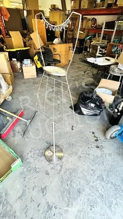 56" tall wire frame jewelry stand
