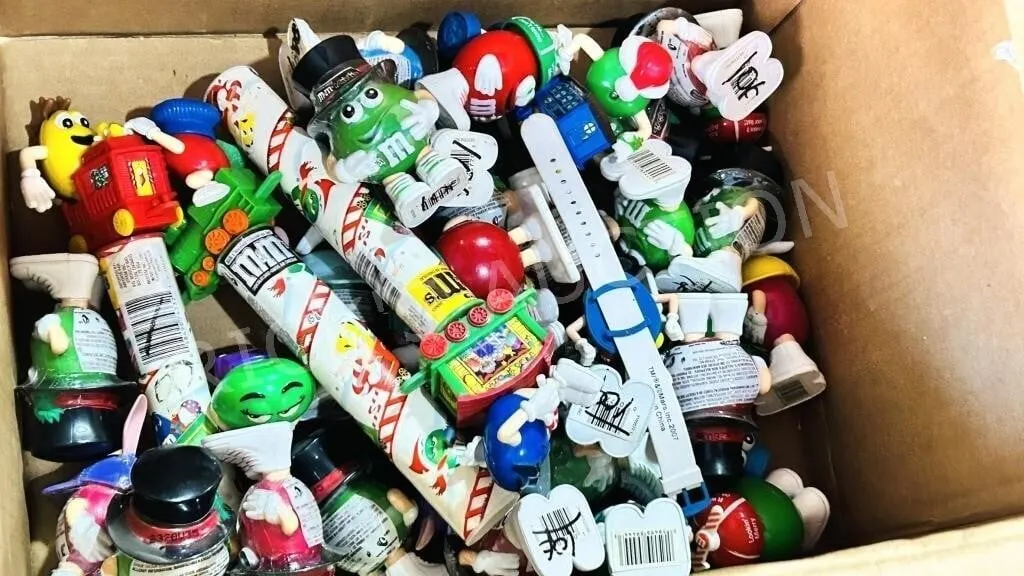 collection of M & M mini figures -