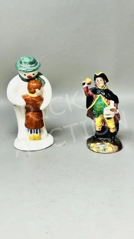 2 - Royal Doulton Christmas figures
