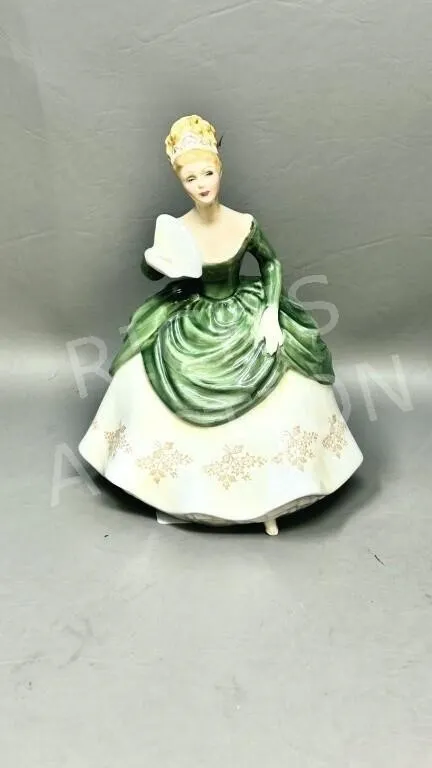 Royal Doulton " Soiree" , signed 8" figure