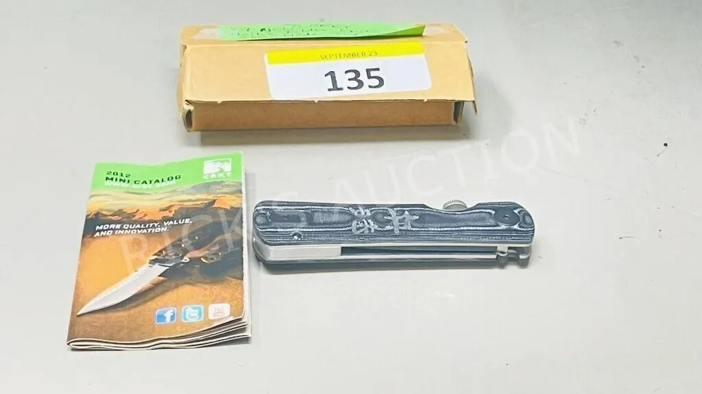 New- CRKT Heiho folder knife 7" total length