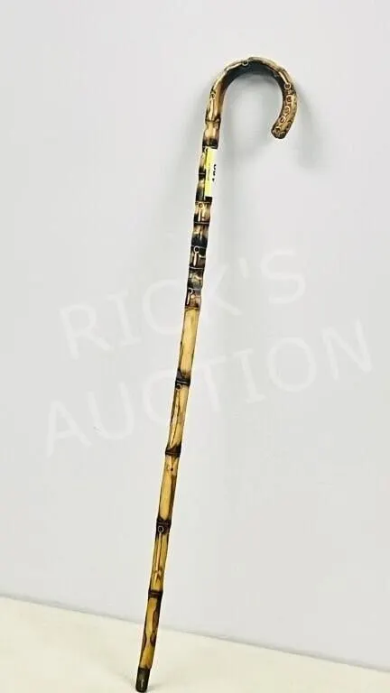 1- bamboo walking stick/ cane-35" long