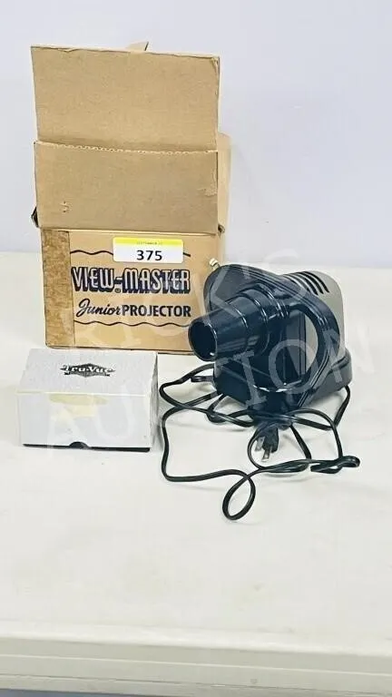 2- boxes, vintage slide viewers in original boxes