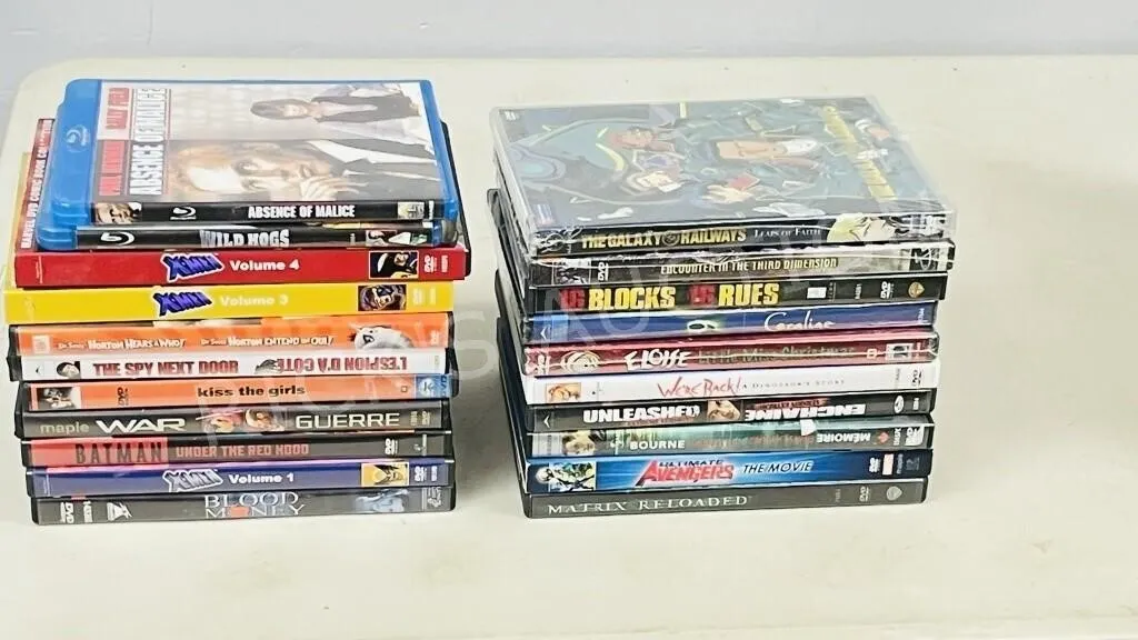 21- DVD & Blu Ray movies