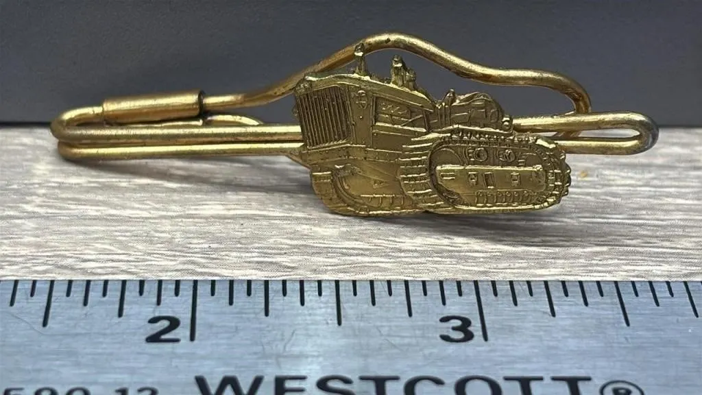 Bulldozer Tie Clip. *DC