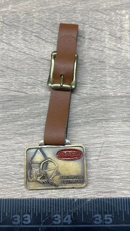Eaco Earthmoving Equipment Pocket Watch Fob. *DC