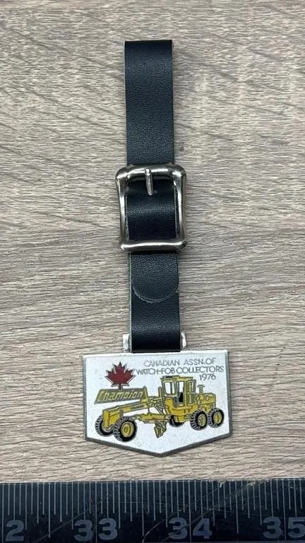 Champion Grader Pocket Watch Fob, REG. NO. 226.