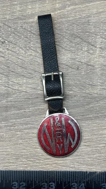 Norfolk & Western Railway Pocket Watch Fob. *DC